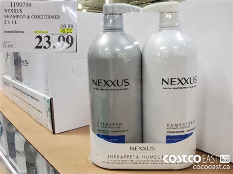 1199759 NEXXUS SHAMPOO CONDITIONER 2 X 1L 6 00 INSTANT SAVINGS EXPIRES ON 2022 06 26 23 99 ...