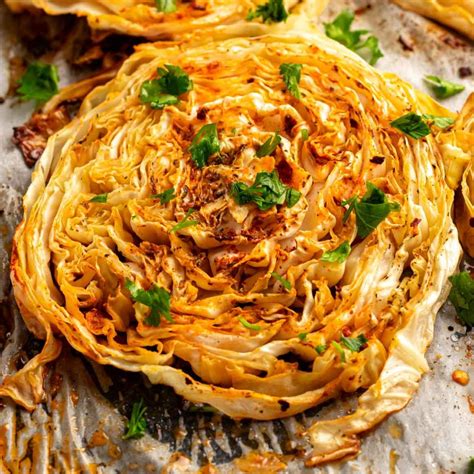Cabbage Steaks Roasted Cabbage Steaks Recipe