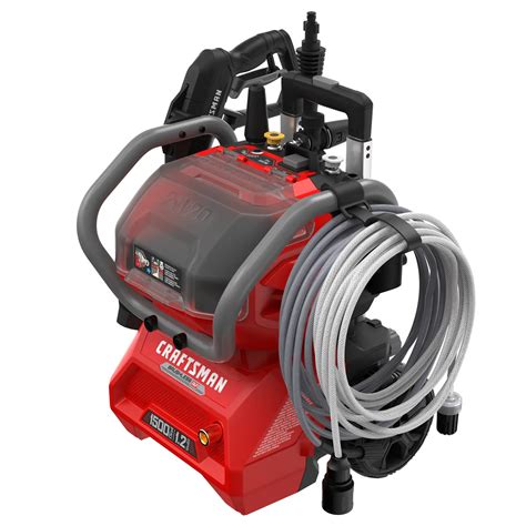 CRAFTSMAN® V20* BRUSHLESS RP™ Cordless 1500 PSI 1.2 GPM Cold Water Pressure Washer with (2) .0 ...