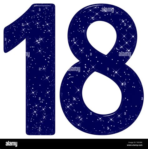 Number Eighteen Clipart