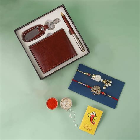 CraftVatika Rakshabandhan Rakhi Gift for Brother Bhabhi Kids - Metal ...