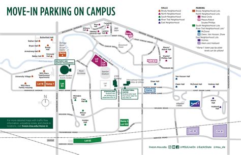 Parking and Directions | Live On - Michigan State University