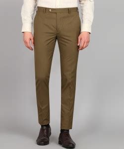Raymond Slim Fit Men Brown Trousers - Buy Raymond Slim Fit Men Brown ...