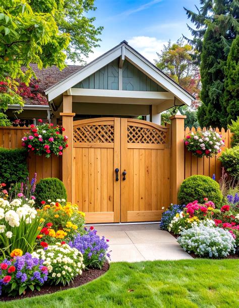 24 Fence Gate Ideas to Boost Curb Appeal and Privacy - Too Much Time