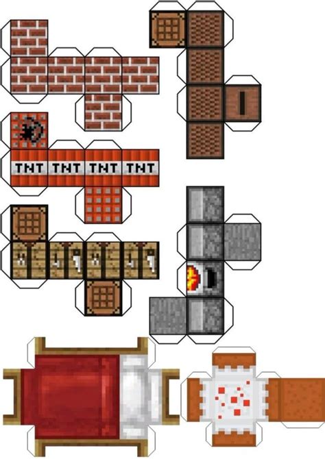 Crafting Table Papercraft 的图像结果