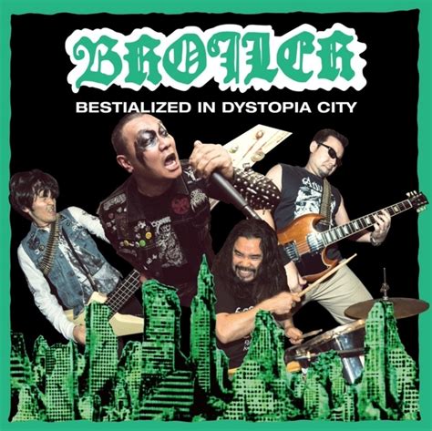 【限定33セット！】BROILER／BESTIALIZED IN DYSTOPIA CITY【CD】＋CRUEL EP【7inchレコード ...
