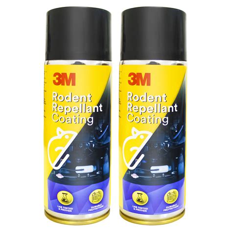 3M Rodent Repellent Coating, Rat Repellent Spray, Prevents Rat Bites in ...