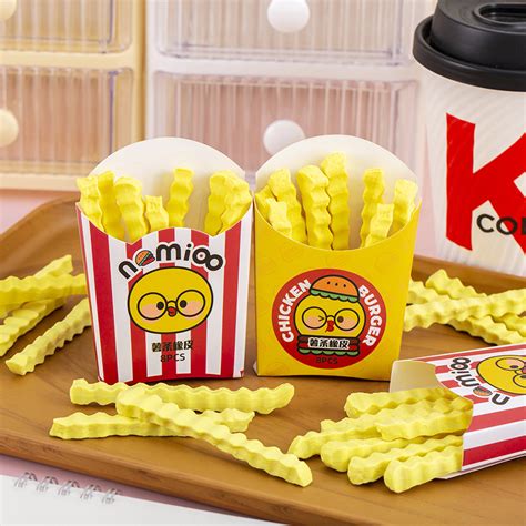 Curly French Fries Erasers Pack - 8 Pcs – Berrymuch™
