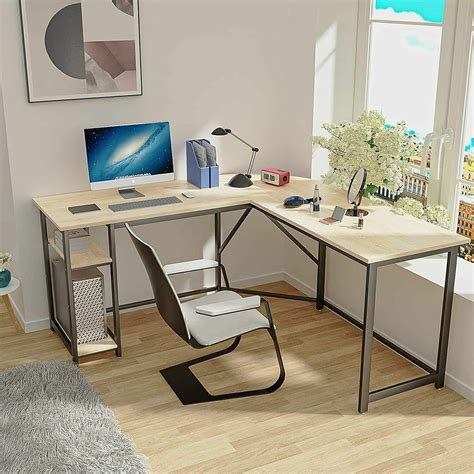 L Shaped Computer Desk Corner Home Office | Ubuy India