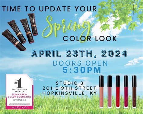 Spring Color Look w/ MUA Lena, Studio 3, Hopkinsville, 23 April 2024 ...