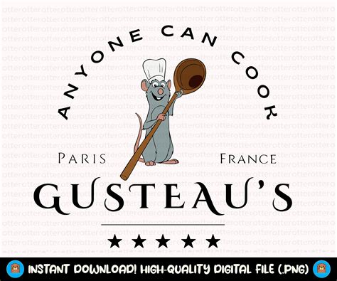 Ratatouille Svg, Ratatouille Png, Anyone Can Cook Svg, Ratat - Inspire ...