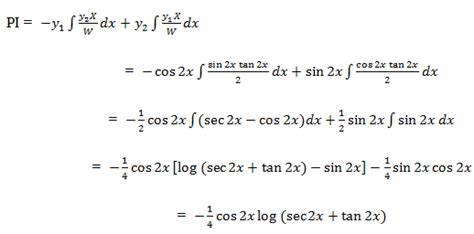 Image result for Variation of Parameters Form