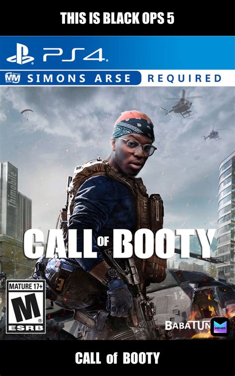 Call Of Booty Meme