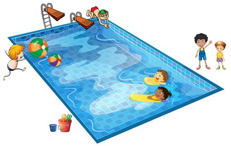 Swimming pool clip art free clipart - Clipartix