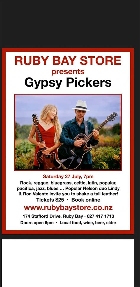 Gypsy Pickers in Concert, 174 Stafford Drive, Ruby Bay, Mapua, New ...