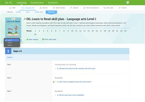 IXL-Learn-to-Read-Skill-Plans - IXL Official Blog
