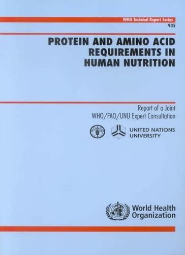 Buy Protein and Amino Acid Requirements in Human Nutrition: Report of a ...