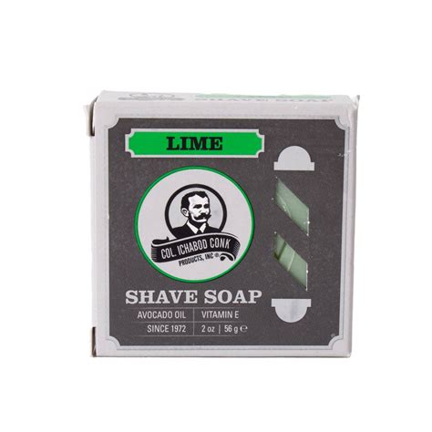 Col Conk Lime Shaving Soap - Traditional Glycerine Lime Scented Shave ...