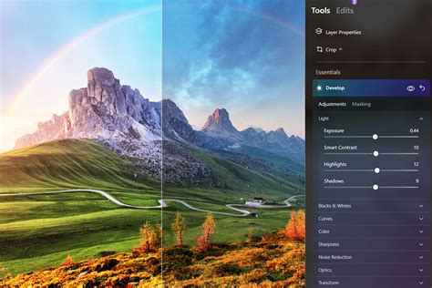 Image result for Luminar Neo Interface