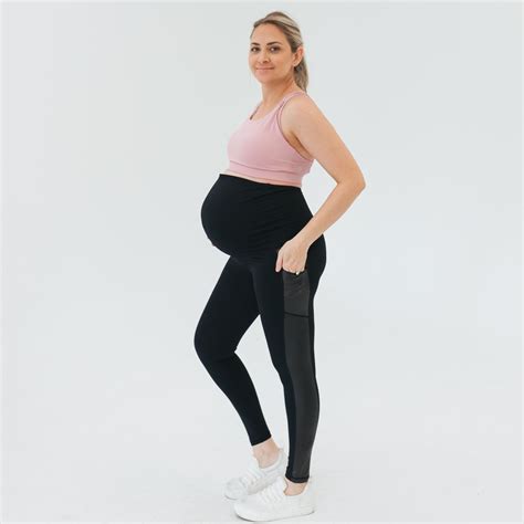 Maternity Amara Pants - Black - Senita Athletics | Maternity workout ...