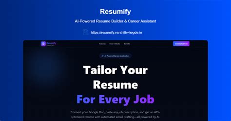 Resumify - AI-Powered Resume Builder & Career Assistant