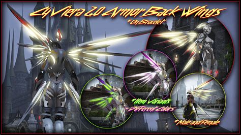 CyViera 2.0 Armor BACK WINGS | XIV Mod Archive