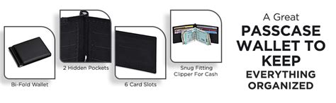 mtuggar RFID Protected Real Leather Black for Men`s/Women's Money Clip ...