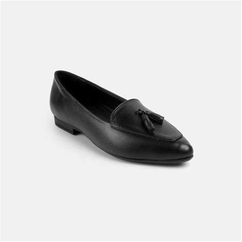 Buy Mochi Women Black Formal Ballerinas Online | SKU: 31-1258-11-36 ...