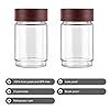 Buy CELLO Modustack Glassy Storage Jar Set of 2 (750 ml x 2), Maroon ...