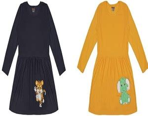 TOP STORE Girls Below Knee Casual Dress Price in India - Buy TOP STORE ...