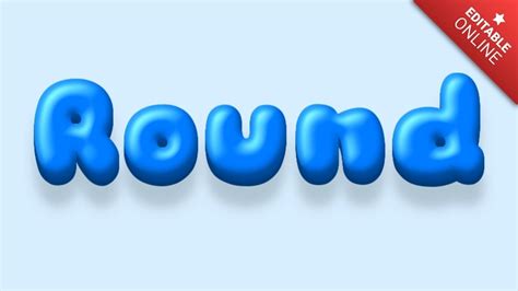 Image result for Round Text
