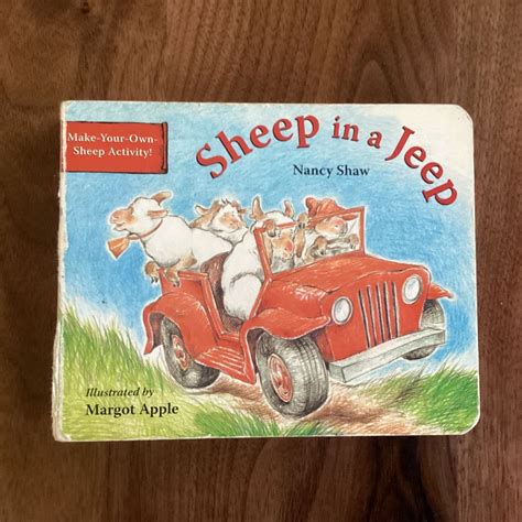 Sheep in a Jeep Lap-Sized Board Book by Nancy E. Shaw; Margot Apple ...