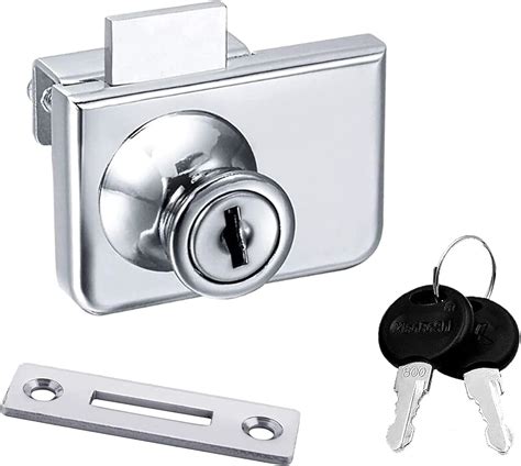 Showcase Lock Stainless Steel No Drill Glass Door India | Ubuy