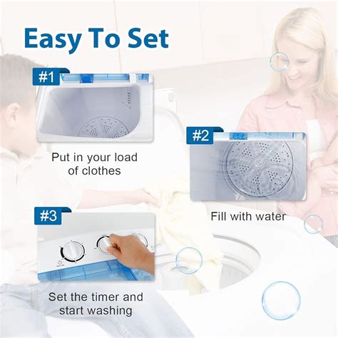 ZenStyle Compact Mini Twin Tub 17.6 LB Top Load India | Ubuy