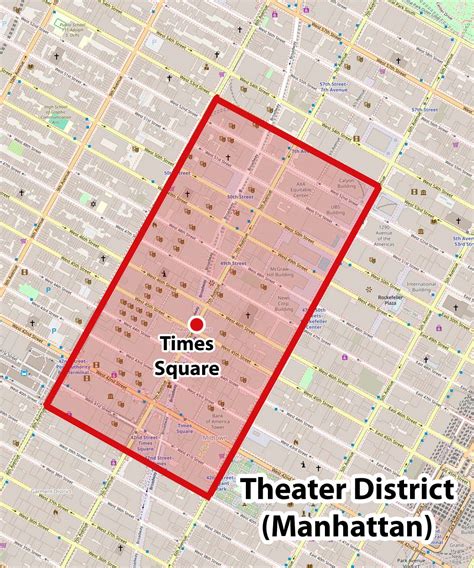 Theater District Map