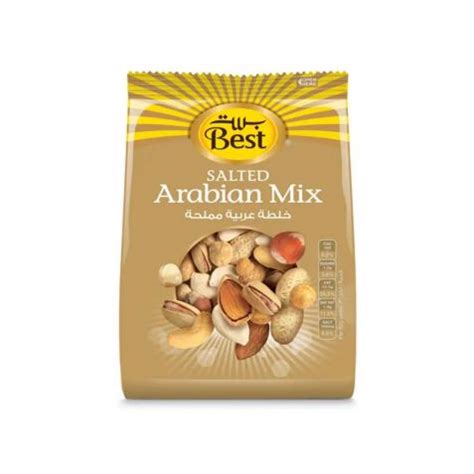 أفضل مكسرات عربية مشكلة مملحة، علبة 300 غرام Best Salted Arabian Mix Nuts Can, 300g