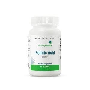 Folinic Acid - 60 Lozenges - Seeking Health | PureFormulas