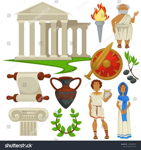 Ancient Greeks And Roman Symbols Ancient Greece Mythology History