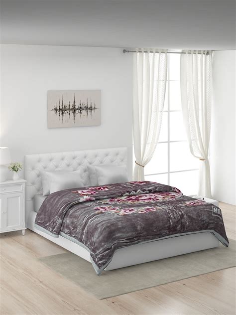 Buy Printed Double Bed Blanket for Heavy Winter -2 Ply Online in India ...