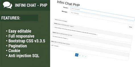 PHP Chat Script 的图像结果