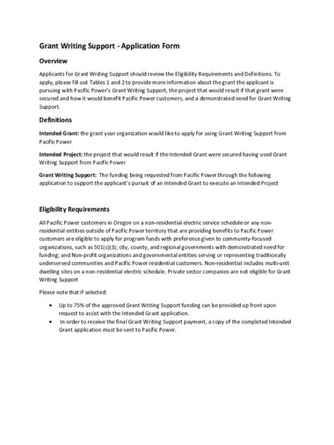 Image result for Grant Writing Form