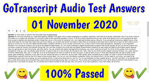 Gotranscript Test Answers 2022 的图像结果