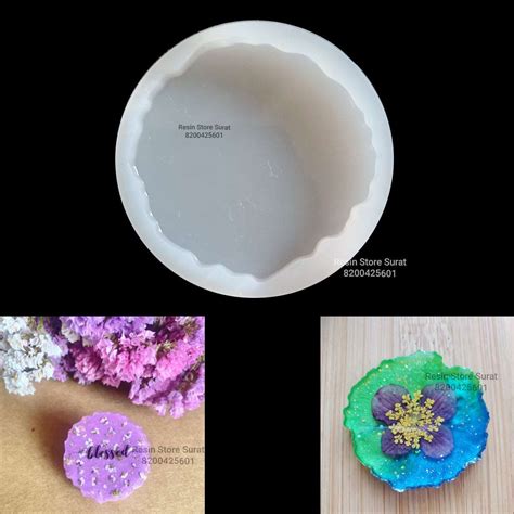 2 Inch Agate Round Mould – Resin Store Surat