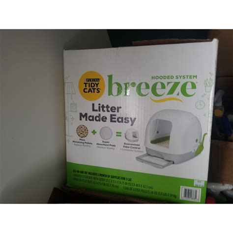 Purina Tidy Cats Hooded Litter Box System, Breeze Hooded System Starter ...