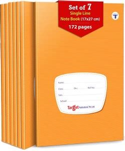 Target Publications Single Line Notebooks for Kids, Students, Office ...