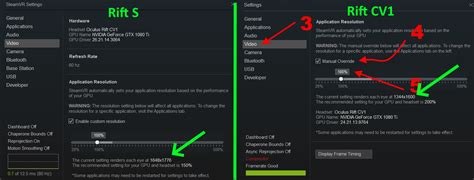 Image result for Oculus Resolution Settings