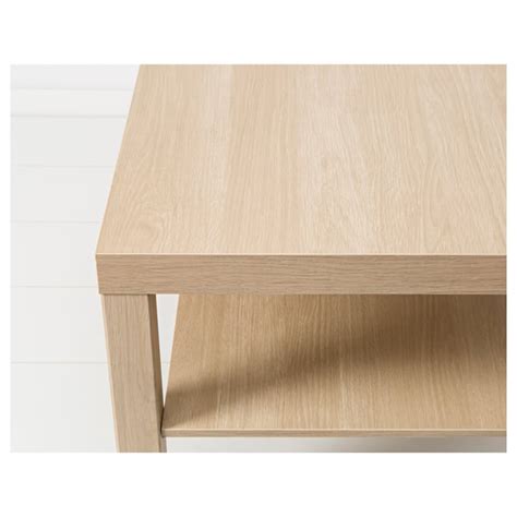 LACK coffee table, white stained oak effect, 118x78 cm (461/2x303/4 ...