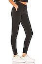 Nike NSW Essential Fleece Pant in Black & White | REVOLVE