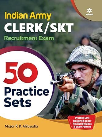 50 Practice Sets Indian Army CLERK/SKT Exam : RD Ahaluwaliya: Amazon.in ...