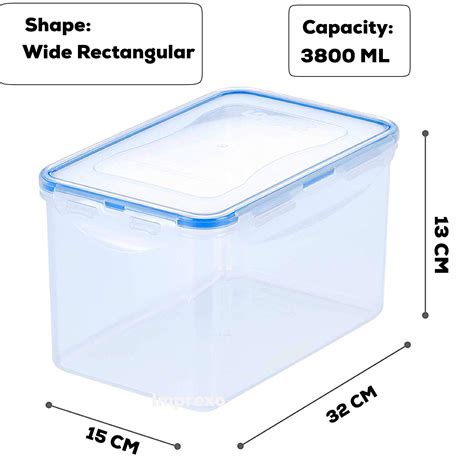 Buy IMPREXO Airtight Food & Fridge Storage Jars & Containers Plastic ...